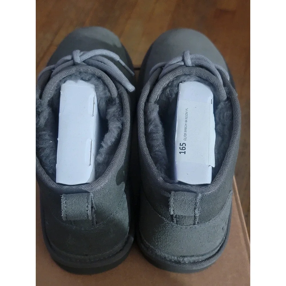 UGG Neumel Grey‎ Suede Chukka Boots Mens 10 Lace Up 3236